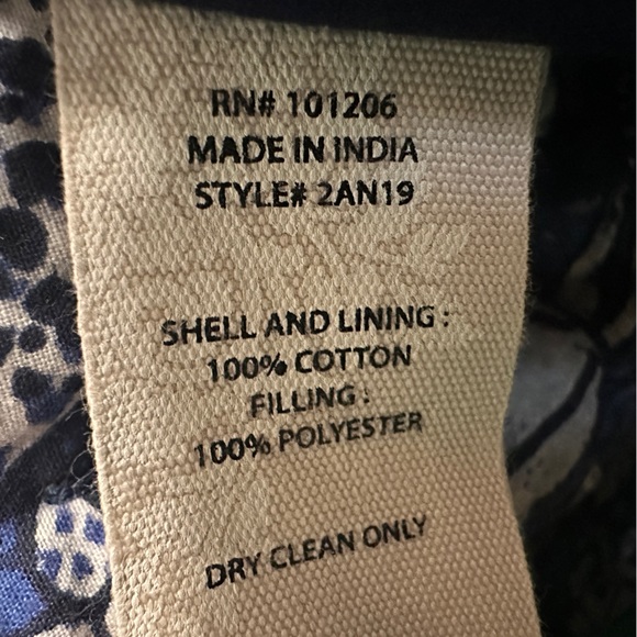 Soft Surroundings Blue Floral Jacket - Picture 6 of 8